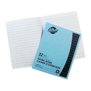 Hilroy Interlined work book, 3 Hole Punched, 32 Pages 