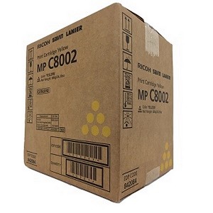  Made by Ricoh MP-C8002 842084 841781 Yellow Toner Cartridge MP C6502, MP C8002 MP C7502 