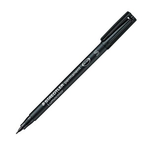 Staedtler® Lumocolor® Permanent Marker Pen Super Fine Tip 0.4mm 1 / Pack - Black 
