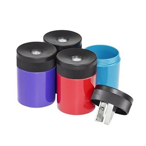 Staedtler Cylindrical-Shaped Pencil Sharpener , assorted color , 1/Pack 184739 