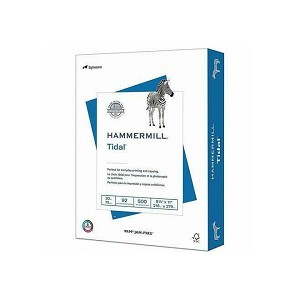 Hammermill® Tidal® Multipurpose Paper for Ink Jet Printers, Laser Printers and Copiers - Package of 500, Letter size 