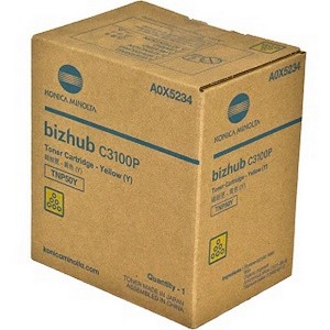  Made By Konica Minolta TNP-50 A0X5234 TNP50Y Yellow Toner Cartridge Bizhub C3100P 