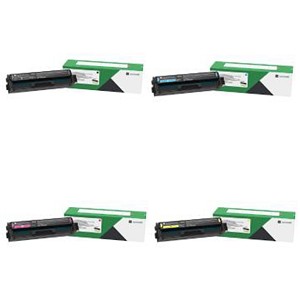 4 Pack Made by Lexmark C3210 Return Program Print Cartridges C3224, C3326, MC3224, MC3326, MC3224 