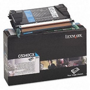  Made by Lexmark C-534 C5340CX Cyan Toner Cartridge C534 