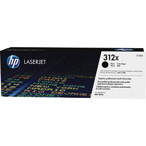  Made by HP 312X CF380X Black High Yield Toner Cartridge Color LaserJet Pro MFP M476dn, M476dw, M476nw 