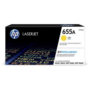  Made by HP 655A CF452A Yellow Toner Cartridge Color LaserJet Enterprise MFP M681, M682z, M652, M653 