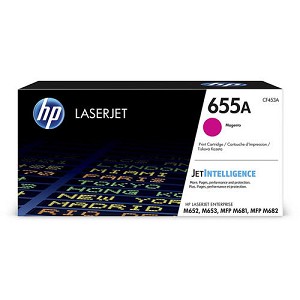  Made by HP 655A CF453A Magenta Toner Cartridge Color LaserJet Enterprise MFP M681, M682z, M652, M653 