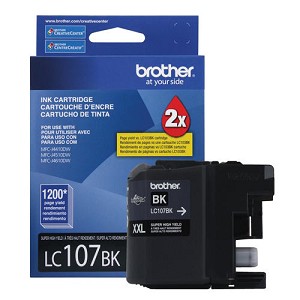  Made by Brother LC107 LC-107BK Black Extra High Yield Ink Cartridge DCP-J4110DW 