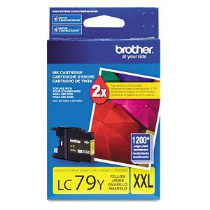  Made by Brother LC79 LC-79Y Yellow Extra High Yield Ink Cartridge 