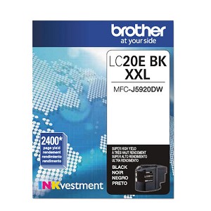  Made by Brother LC-20E LC20EBK Black Extra High Yield Ink Cartridge MFC-J5920DW 