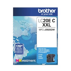  Made by Brother LC-20E LC20EC Cyan Extra High Yield Ink Cartridge MFC-J5920DW 