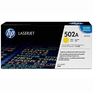  Made by HP 502A Q6472A Yellow Toner Cartridge Color LaserJet 3600 