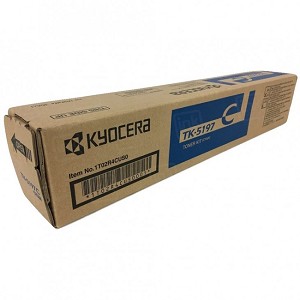  Made By Kyocera Mita TK5197 TK-5197C Cyan Toner Cartridge TASKalfa 306ci, 307ci, Made By CopyStar CS306ci, CS307ci 
