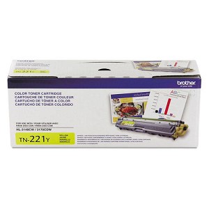  Made by Brother TN221 TN-221Y Yellow Laser Toner Cartridge 