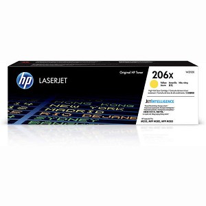  Made by HP 206X W2112X Yellow High Yield Toner Cartridge Color LaserJet Pro M255, M283 