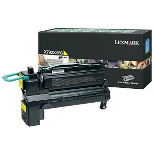  Made by Lexmark X-792 X792X4YG Yellow Extra High Yield Toner Cartridge X792 
