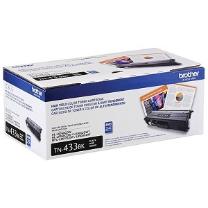  Made by Brother TN433 TN-433BK Black High Yield Laser Toner Cartridge 