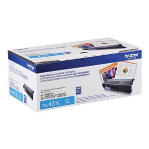  Made by Brother TN433 TN-433C Cyan High Yield Laser Toner Cartridge 