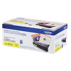  Made by Brother TN433 TN-433Y Yellow High Yield Laser Toner Cartridge 