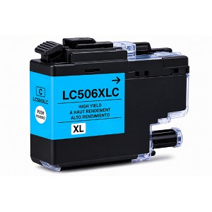 Compatible Brother LC506XLC Cyan Ink Cartridge High Yield 