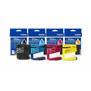 Made By Brother LC506XL SET 4 Pack Ink Cartridge Combo High Yield BK/C/M/Y 