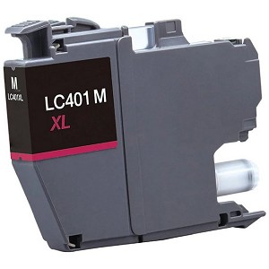 Compatible Brother LC401XLMS Magenta Ink Cartridge High Yield 