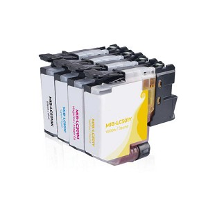 Compatible Brother LC501 SET Ink Cartridge Standard Combo BK/C/M/Y 
