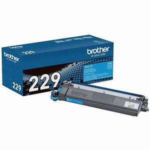 Made By Brother TN229C Standard Yield Laser Cyan Toner Cartridge 