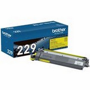 Made By Brother TN229Y Standard Yield Laser Yellow Toner Cartridge 