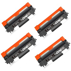 Brother TN770 4pack Black High Yield Laser Toner Cartridge with Chip 