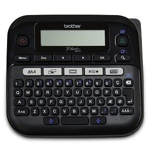 Made by Brother PT-D210BK Easy-to-Use Label Maker 