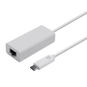 USB-C Type-C USB 3.1 to Gigabit Ethernet Adapter 4" - Monoprice 