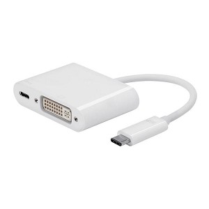 Select Series USB-C to DVI and USB-C (F) Dual Port Adapter - Monoprice 