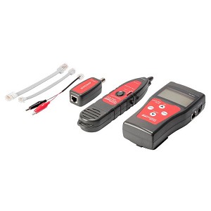  Professional Coaxial, RJ-45, RJ-11/12, BNC, and USB Multifunction Tester with LCD Display -MonoPrice  