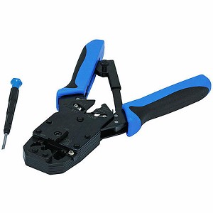  Professional Modular Crimps, Strips, and Cuts Tool with Ratchet - Monoprice 
