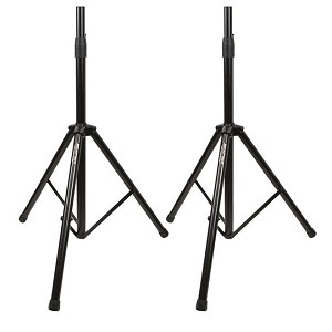Heavy-Duty PA Speaker Stands with Air Cushion (PAIR) - Monoprice 