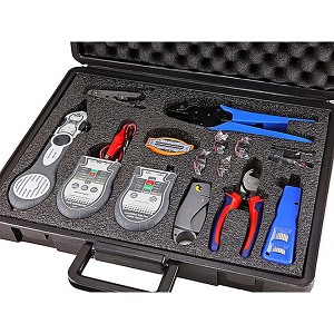 Lan & Coaxial Installation Kit w/ Tester & Tone Generator - Monoprice 