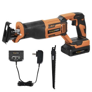 20V 7/8'' Max Cordless Reciprocating Saw with 2.0Ah Battery for Wood Metal Cutting - PrimeCables 