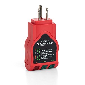 Portable Socket Tester for 3-Wire Receptacles Test, cETLus - PrimeCables® 