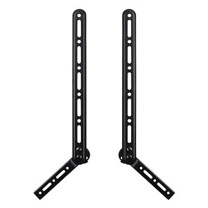 Universal Soundbar Bracket with Adjustable Arms Fits Displays 23" to 65" - PrimeCables 