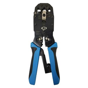 Professional Ratcheting Crimp Tool for Modular Plugs - RJ50, RJ12, RJ11, RJ9 & DEC Plugs 