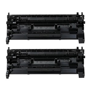 Compatible 2Pack Canon 052H 2200C001 Black High Yield Toner Cartridge 