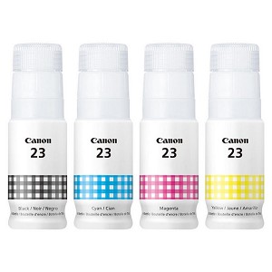  Canon GI-23 Compatible Ink Bottle Combo BK/C/M/Y 