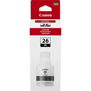  Made by Canon GI-26 4409C001 Black Ink Bottle, for Maxify 6020, 7020 