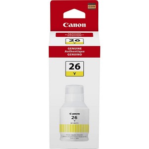  Made by Canon GI-26 4423C001 Yellow Ink Bottle, for Maxify 6020, 7020 