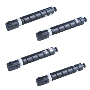 Compatible Canon GPR-52 4 Pack Standard Yield Toner BK,CMY Cartridges, for ImageRunner C1325if, C1335if 
