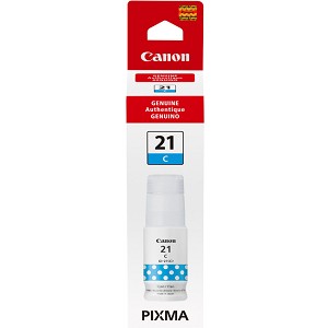 Made by Canon 4537C001 GI-21 Cyan for PIXMA G1220, G2260, or G3260 