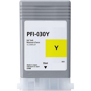 Compatible Canon PFI-030Y Yellow Ink Cartridge (3492C001AA) 