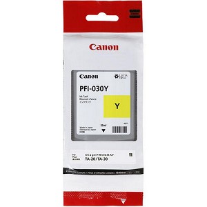 Made By Canon PFI-030Y Yellow Ink Cartridge (3492C001AA) 