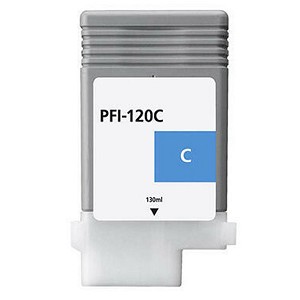 Compatible Canon PFI-120C, 2886C001 Cyan Ink Cartridge 